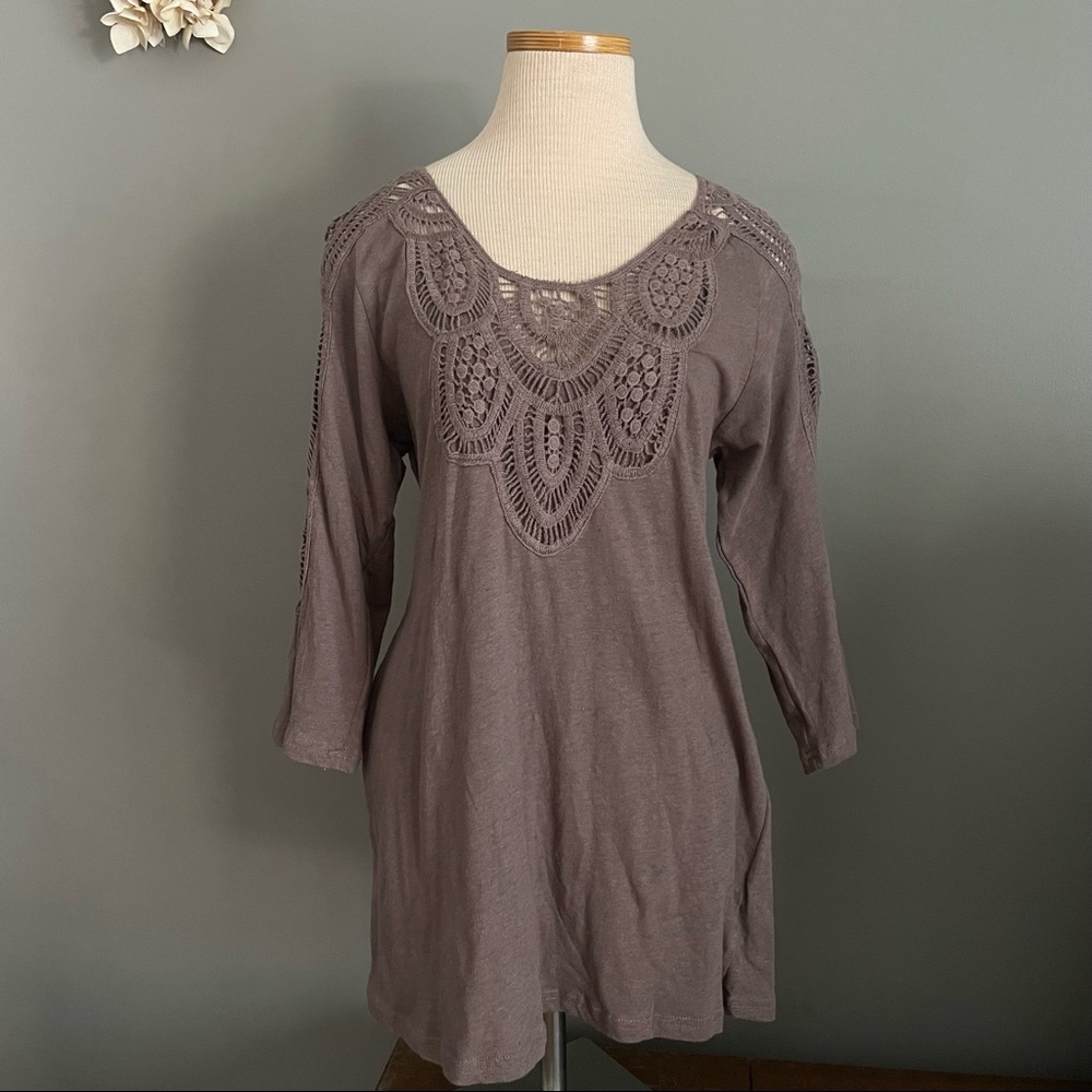 Linen Lace Monoreno Top